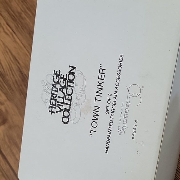 Department 56 Town Tinker~ set of 2 - Picture 8 of 8